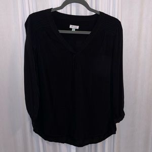Susina Classic Black Rayon Pullover Small